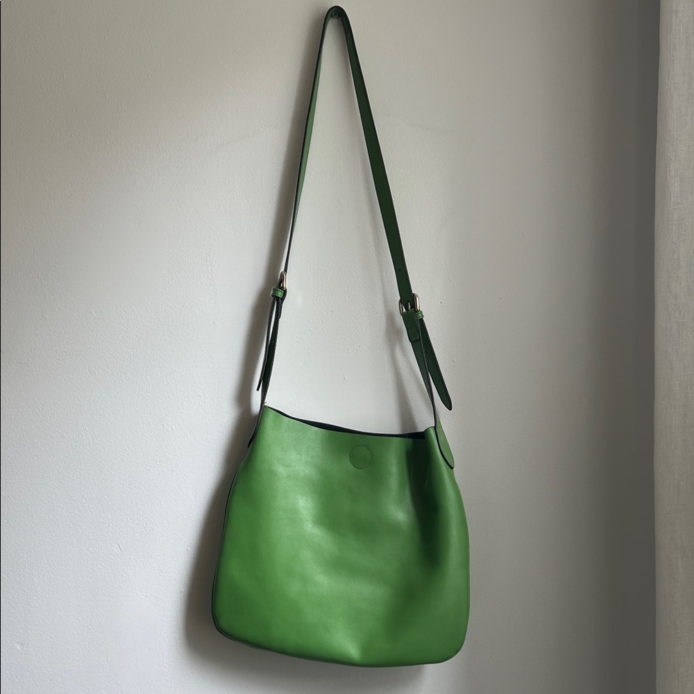 Green Leather CrossbodyBag